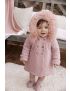Baby Coat With Rombus Wit