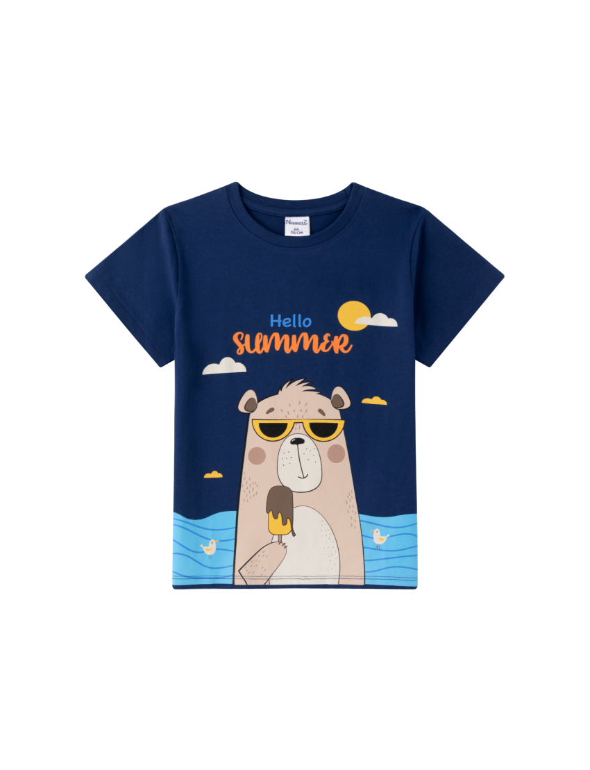 CAMISETA COLOR MARINO OSO