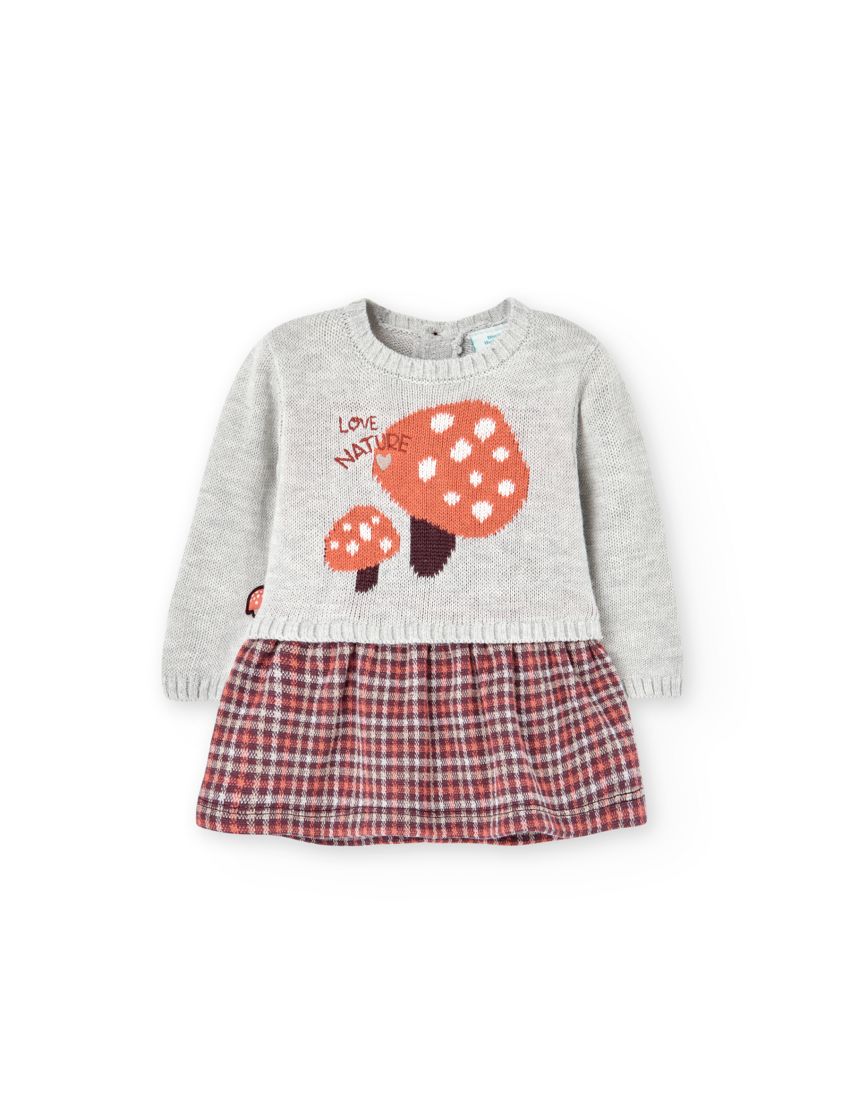 Vestido tricot para o beb