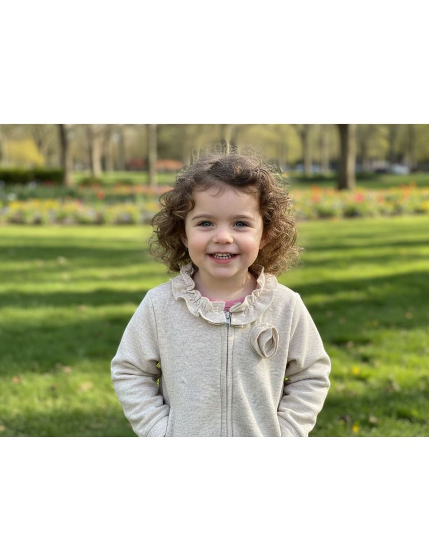 Baby Girl Zipped Top