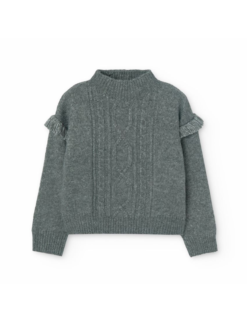 Pullover tricot franja pa