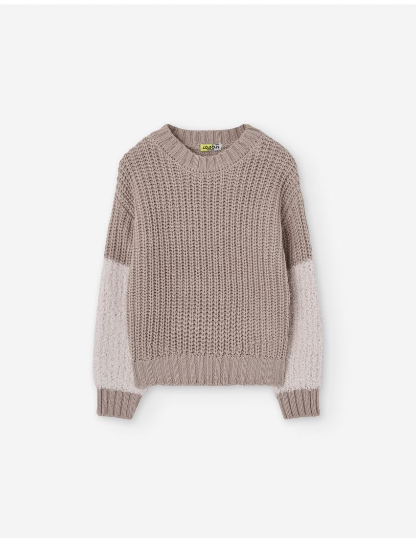 Sweat Malha Bege Menina